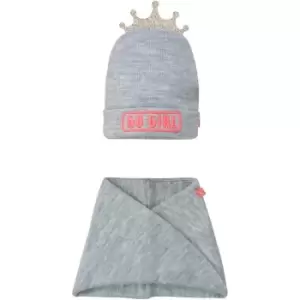 Image of Billieblush Go Girl Hat & Snug Set - Grey
