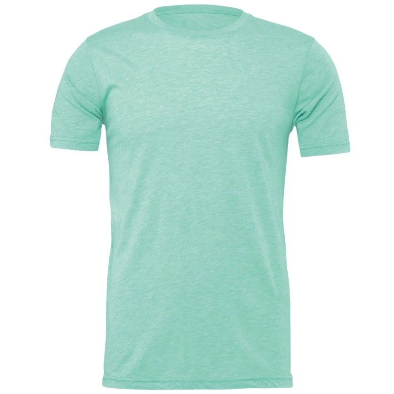 Image of Bella + Canvas Mens Heather Cvc Short Sleeve T-Shirt in Mint Size: Small Mint Male S