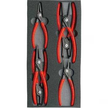 Image of Knipex 00 20 01 V02 Circlip Pliers Set - 6 Piece