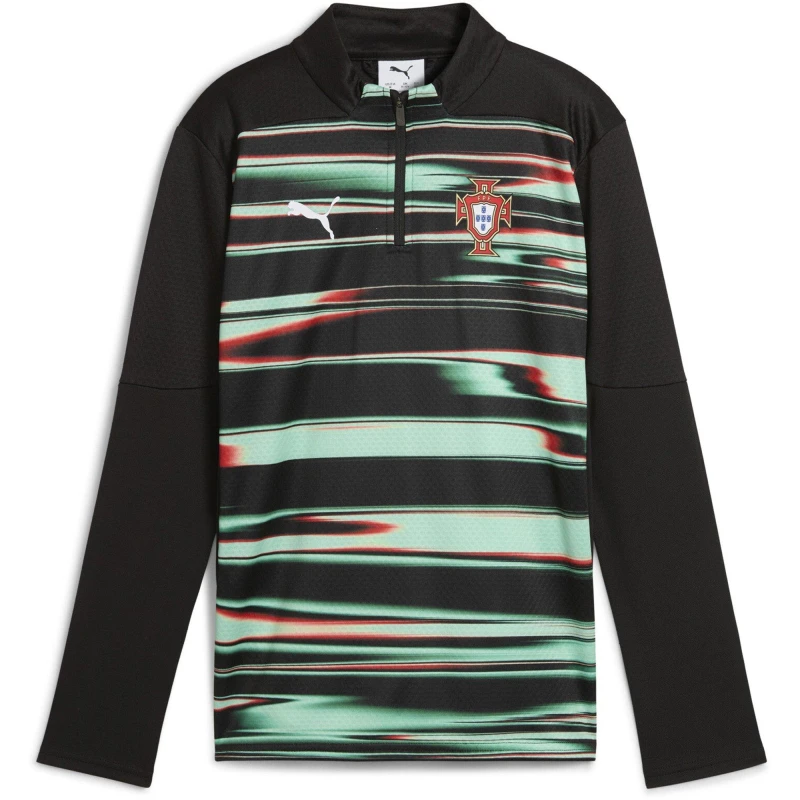 Image of Puma FPF PreM 1/4Zp Blue/White unisex 5-6 Yrs