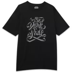 Image of Star Wars The Dark Side Oversized Heavyweight T-Shirt - Black - L