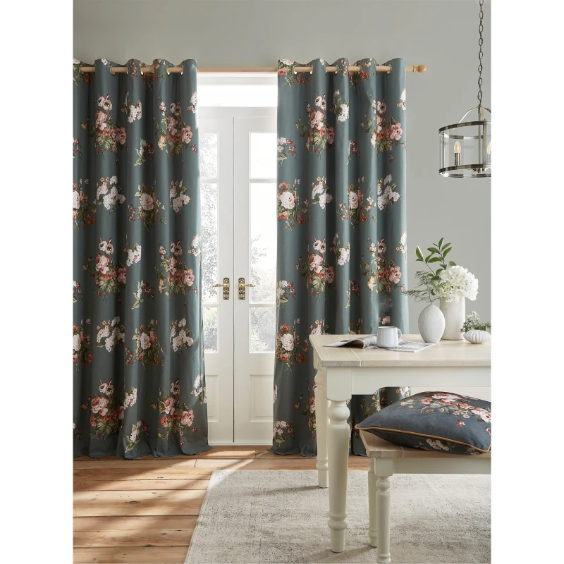 Image of Laura Ashley LA Fern Curtains Fern unisex 88X90 inch