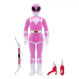 Image of Super7 Mighty Morphin' Power Rangers Reaction Figure - Pink Ranger