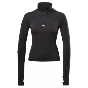 Image of Reebok Tech Style THERMOWARM+GRAPHENE Quarter-Zip Sweatsh - Black