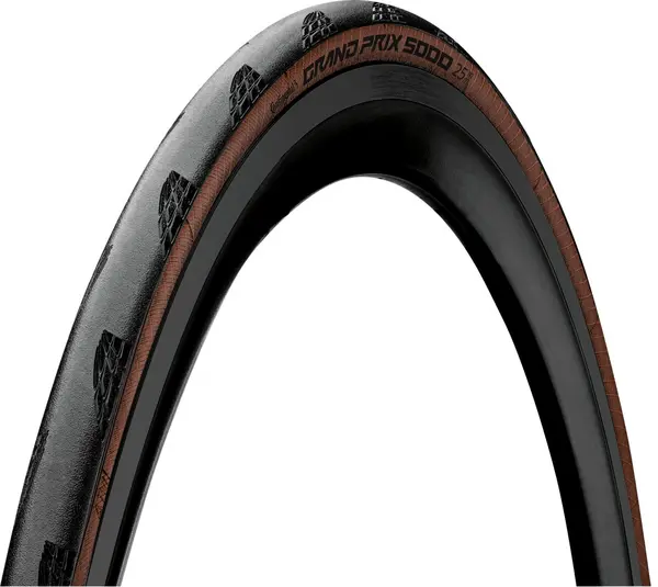 Image of Continental Grand Prix 5000 Skin Folding Tyre Black/Transparent