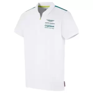 Image of 2022 Aston Martin Lifestyle Polo Shirt (White)