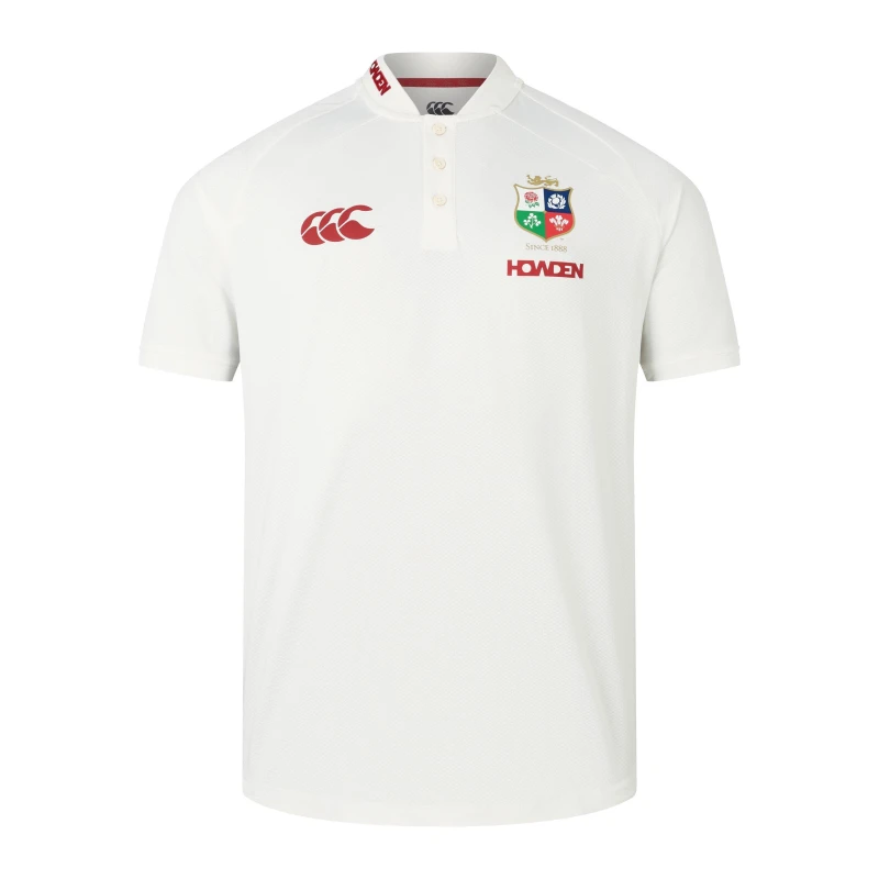 Image of Canterbury British and Irish Lions Polo Shirt 2024 Adults - White White S