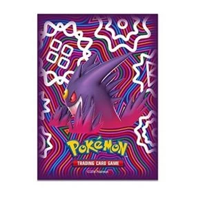 Image of Pokemon Mega Gengar 65 Trading Card Sleeves 15 Packs