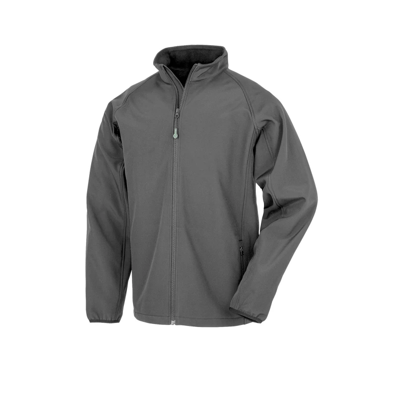 Image of Result Result Men Softshell Printable Jacket in Grey Size: Small Grey S Male 5063238718548