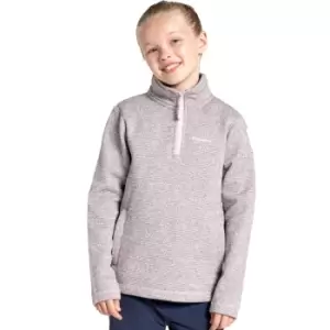 Image of Craghoppers Girls Shiloh Half Zip Relaxed Fit Fleece Jacket 3-4 Years- Chest 21.5-22.5', (55-57cm)