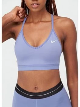 Image of Nike Light Support Indy Sports Bra - Indigo