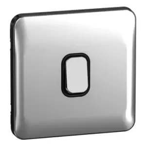 Image of Schneider LSD 10AX 1G Intermediate Switch Black Insert Polished Chrome - GGBL1014BPC