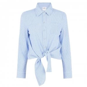 Image of Only Lecey Denim Shirt - Cloud Dancer