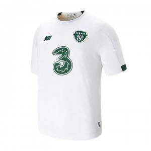 Image of New Balance Ireland Away Shirt 2019 2020 Junior - White/EdenGreen