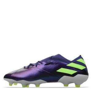 Image of adidas Nemeziz Messi 19.1 Football Boots Firm Ground - Indigo/Green