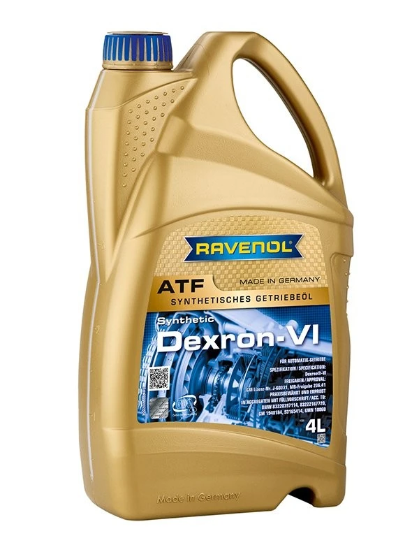 Image of RAVENOL 1211105-004-01-999 Automatic Transmission Fluid ATF VI, Capacity: 4l Oil,automatic transmission (3069)