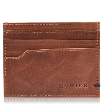 Image of Howick 6CC Open Holder Wallet - Cognac