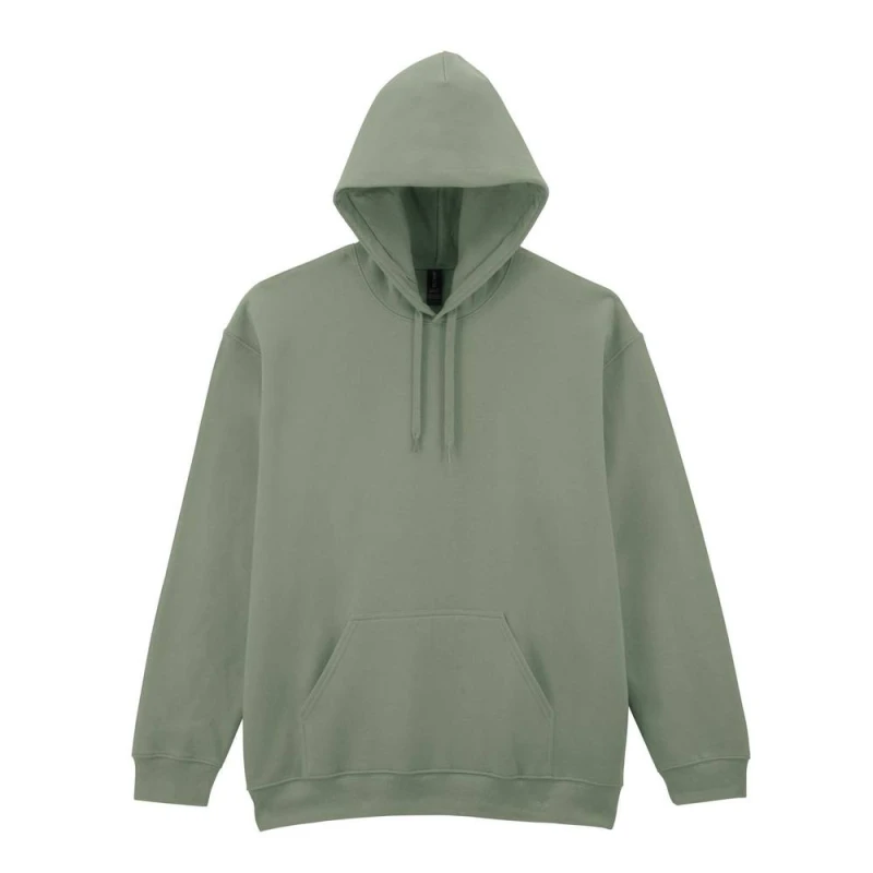 Image of Gildan Womens Softstyle Fleece Midweight Hoodie in Olive Size: Small Olive Female S