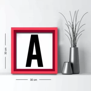 Image of 3030AHS-074k Multicolor Decorative Framed MDF Painting