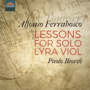 Image of Alfonso Ferrabosco Lessons for Solo Lyra Viol by Alfonso Ferrabosco CD Album