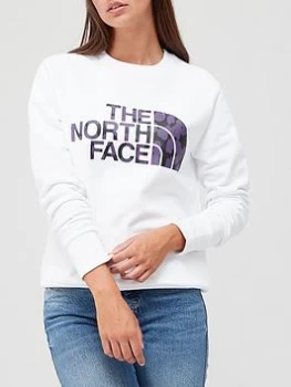 Image of The North Face Standard Crew Sweat Top - White/Print, White/Print Size M Women