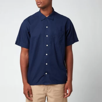 Image of Polo Ralph Lauren Mens Cotton Short Sleeve Shirt - Newport Navy - M