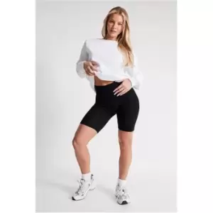 Image of I Saw It First White Basic Ultimate Oversized Crew Neck Sweatshirt - White