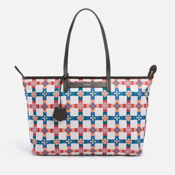 Image of Radley Finsbury Park Large Printed Twill Tote bag