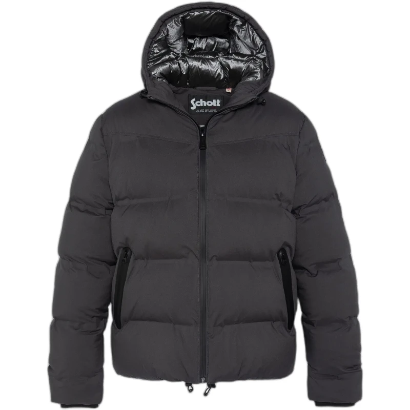 Image of Schott Schott's Inland Tech Puffer Gris Unisex XL