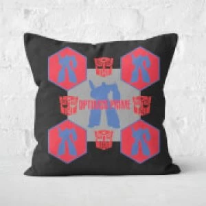 Image of Transformers Optimus Prime Square Cushion - 40x40cm - Soft Touch
