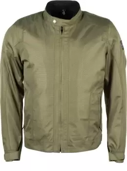 Image of Helstons Stoner Motorcycle Textile Jacket, green, Size S, green, Size S