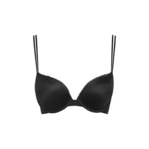 Image of Calvin Klein Liquid Touch Plunge Bra - Black