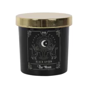 Image of The Moon Tarot Black Opium Scented Candle