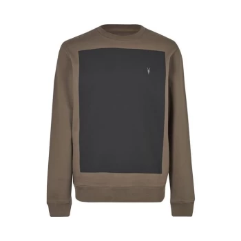Image of AllSaints Lobke Crew - PEPPERED BROWN
