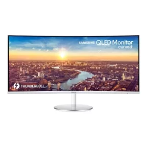 Image of Samsung 34" C34J791 QHD Ultra Wide Curved LED Monitor