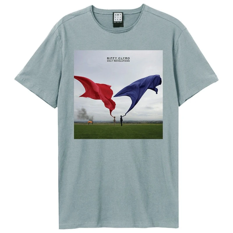 Image of Amplified Amplified Men Only lutions Biffy Clyro T-Shirt in Pale Blue Size: X-Small Pale Blue XS Male 5063574024730