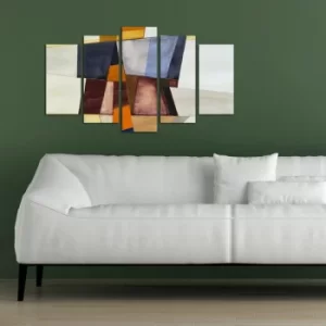 Image of 5ABSMDF-40 Multicolor Decorative MDF Painting (5 Pieces)