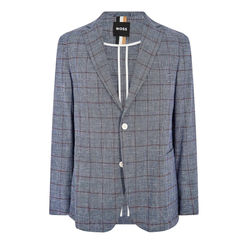 Image of Boss Mens C-Hanry Blazer Bright Blue male 36 (46)