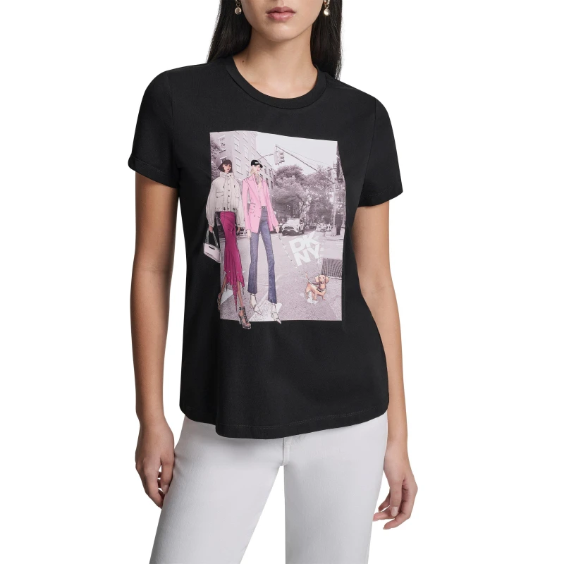 Image of DKNY Bleecker St T Ld62 Black female 8 (XS)