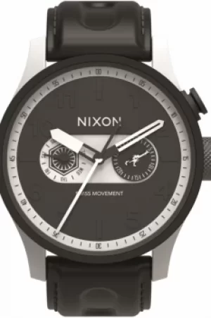 Image of Mens Nixon The Safari Deluxe Leather SW Stormtrooper White Watch A977SW-2243