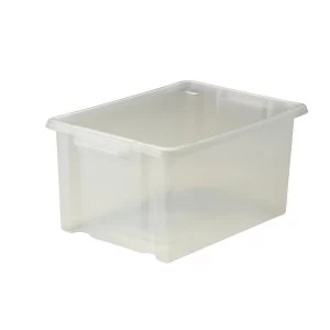 Image of Strata 32 Litre Maxi Storemaster Storage Box Clear