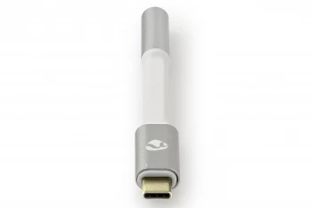 Image of Nedis USB Type-C to 3.5mm Audio Jack Adapter - Grey