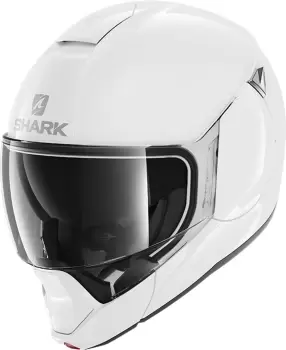 Image of Shark Evojet Blank Helmet, white Size M white, Size M