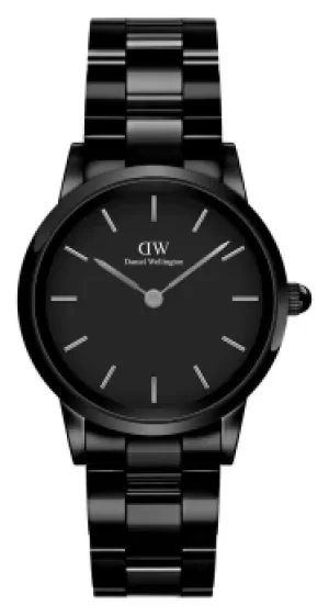 Image of Daniel Wellington Iconinc Link Ceramic 32mm Black Strap Watch