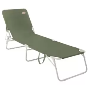 Image of Outwell Folding Sunlounger Tenby Vineyard Green