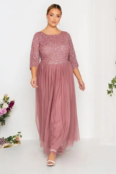 Image of Yours Maxi Dress Pink