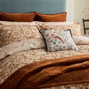 Image of William Morris Sunflower Single Duvet Cover, Saffron
