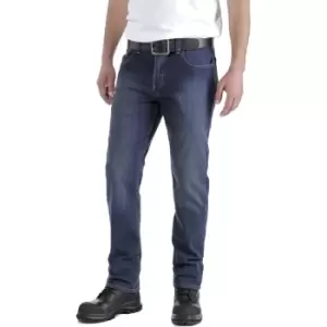 Image of Carhartt Mens Rugged Flex Relaxed Straight Cut Denim Jeans Waist 36' (91cm), Inside Leg 36' (91cm)