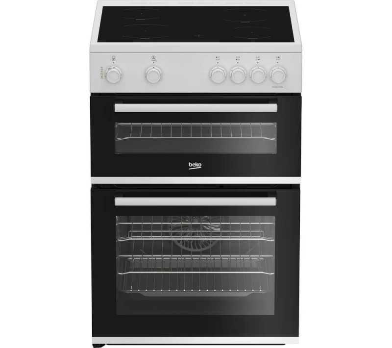 Image of Beko AeroPerfect FDC6701W 60cm Wide Single Oven Electric Cooker with Ceramic Hob - White - A/A Rated