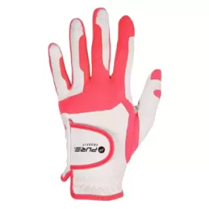 Image of Pure2Improve True Fit Glove One Size LLH White/Pink